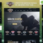Roethlon ? American Football & NFL Elementor Template Kit