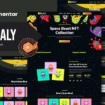 Rozaly - NFT Portofolio Elementor Template Kit