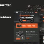 Ryders - Garage Custom Motorcycle Elementor Template Kit