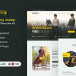 SaddleUp - Horse Riding Training Elementor Template Kit
