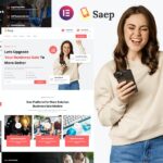 Saep - eCommerce App SaaS Showcase Elementor Template Kit