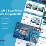 Saile | Yacht Club & Boat Rental Elementor Template Kit