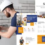 Salford - Electrical & Electrician Service Company Elementor Pro Template Kit