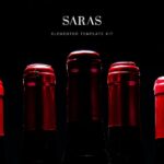 Saras - Wine Template Kit