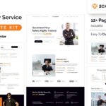 Scanditex - Security Agency & Bodyguard Elementor Template Kit