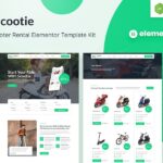 Scootie ? Bike & Scooter Rental Elementor Template Kit