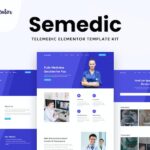 Semedic - Doctor Telehealth Elementor Template Kit
