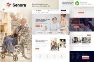 Senora ? Senior Care Services Elementor Template Kit