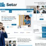 Setar - Coworking Space & Startup Office Elementor Template Kit