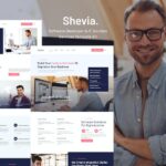 Shevia - Software Developer & IT Solutions Service Template Kit