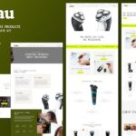 Sinau - Shaving & Barbers Products Elementor Template Kit
