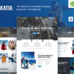 Skatia - Ski Resort & Snowboard Classes Elementor Template Kit