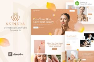 Skinera ? Dermatology & Skincare Elementor Template Kit