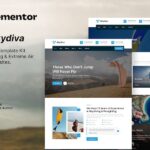 Skydiva ? Skydiving & Extreme Air Sports Elementor Template Kit