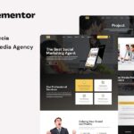 Soccia - Social Media Agency Elementor Template Kit