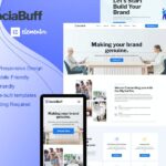 SociaBuff - Social Media & Digital Agency Elementor Template Kit