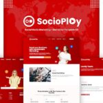 Socioplay - Social Media Marketing Elementor Template Kit
