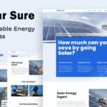 Solar Sure - Renewable Energy Business - Elementor Template Kit