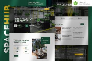Spacehub ? Coworking & Creative Space Elementor Template Kit