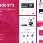 Student's Online e-Course Elementor Template Kit