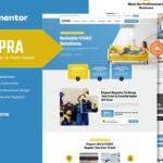 Tempra - Air Conditioner & HVAC Repair Elementor Template Kit