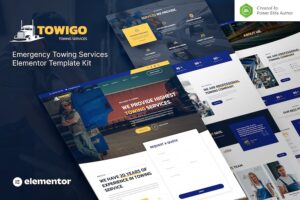 Towigo ? Emergency Towing Services Elementor Template Kit