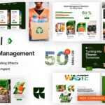 Trashi - Waste Management & Recycling Elementor Pro Template Kit
