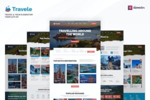 Travele ? Travel & Tour Agency Elementor Template Kit