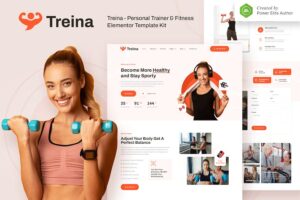 Treina ? Personal Trainer & Fitness Elementor Template Kit