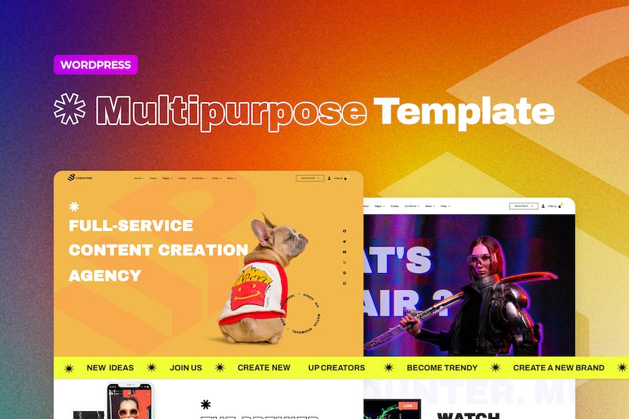 UpCreators ? Multipurpose, Creative Elementor Template Kit