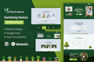 Urban Lawns - Gardening Elementor Template Kit
