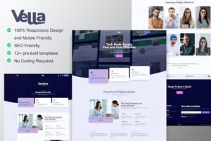 Vella - Digital Agency Elementor Template Kit