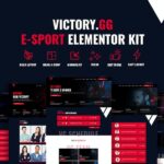 Victory - Esports & Gaming Elementor Template Kit