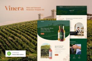 Vinera ? Wine & Vineyard Elementor Template Kit