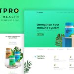 Vitpro - Herbal Health Elementor Template kit