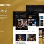 Voiz ? Music Management Agency Elementor Template Kit