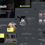 Voltech - Tech & Digital Startup Company Elementor Template Kit