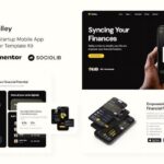 Walley - Fintech Startup Mobile App Elementor Template Kit
