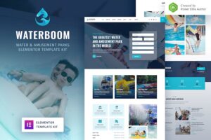 Waterboom ? Water & Amusement Park Elementor Template Kit