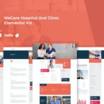 WeCare - Hospital & Clinic Elementor Template Kit