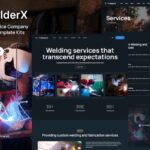 WelderX - Welding Services Elementor Pro Tempalate Kit