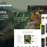 Wildzy ? Wildlife Photography Elementor Template Kit