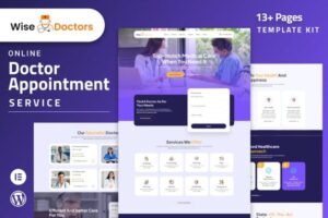 WiseDoctors - Healthcare & Medical Elementor Template Kit