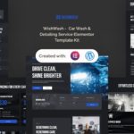 WishWash -  Car Wash & Detailing Service Elementor Template Kit