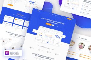 Xarris - SaaS & Startup Elementor Template Kit