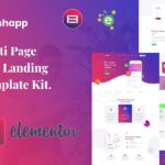 Xshapp - App Landing Elementor Template Kit