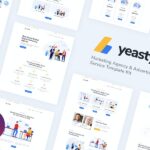 Yeasty | Marketing Agency & Advertising Service Elementor Template Kit