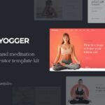 Yogger - Meditation and Yoga Elementor Template Kit