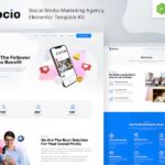 Zocio ? Social Media Marketing Agency Elementor Template Kit