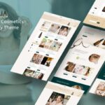 AIA - Beauty Cosmetics Shop Shopify Theme Personal Skincare, Perfumes, Luxury Body Wellness Products. Spa Beauty Cosmetics eCommerce Websites.